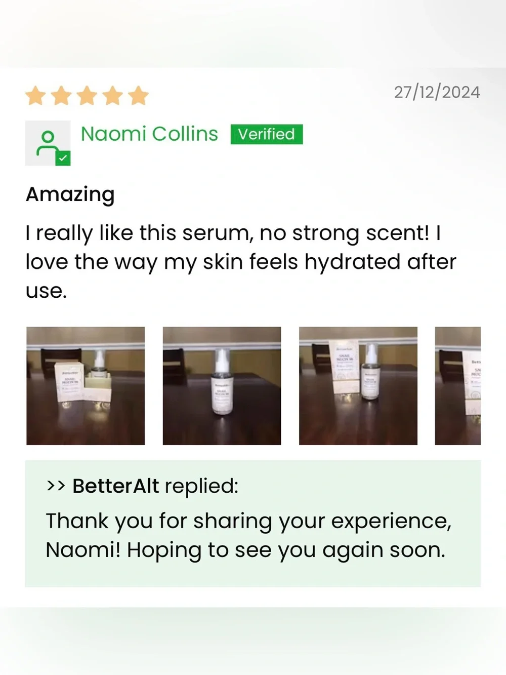 BetterAlt Snail Mucin 96 Serum